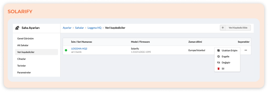 Data logger Üzerinden Gerçek Zamanlı Grafikler Artık Aktif!