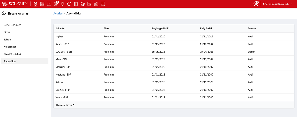 New Feature on Solarify & Enerify: View Your Subscriptions Directly Through the Portal!